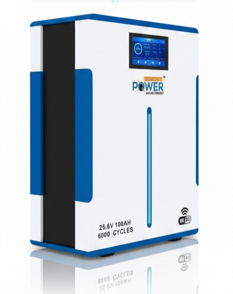 Square Power Lithium Battery With Wifi 25.6V 100AH
